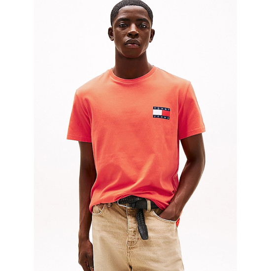 Tommy Hilfiger Ανδρική κοντομάνικη μπλούζα Slim Essential Flag Tee